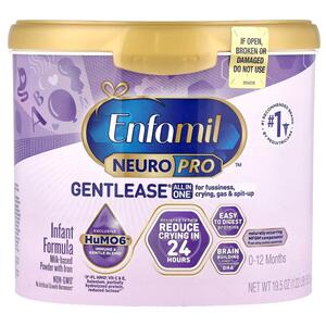 Enfamil,NeuroPro™ Gentlease®，婴儿配方，0-12 个月，19.5 盎司