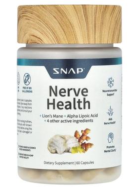 Snap Supplements,神经健康，60 粒胶囊