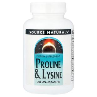 源美,Proline & Lysine, 60 Tablets