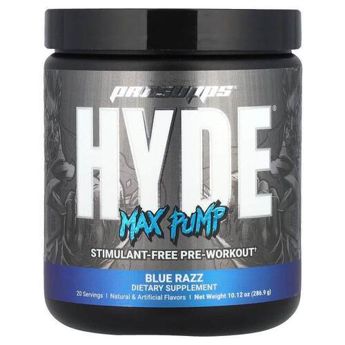 ProSupps,Hyde®，特强泵感，锻炼前配方，蓝色拉兹味