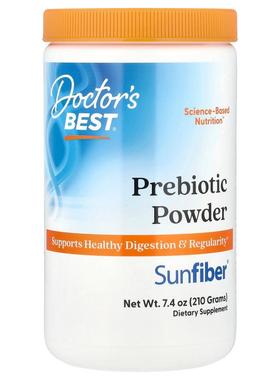 Doctor's Best,益生菌粉，Sunfiber®，原味，7.4 盎司（210 克）