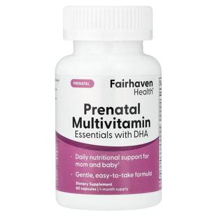 爱希儿,Prenatal Multivitamin Essentials with DHA, Lemon Esse