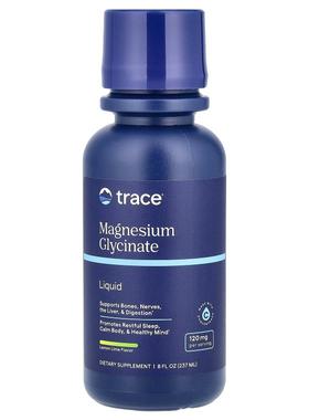 Trace,液体甘氨酸镁，柠檬酸橙味，8 液量盎司（237 毫升）