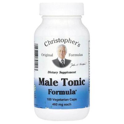 Christopher's Original Formulas,男性补气配方，100 粒素食胶囊