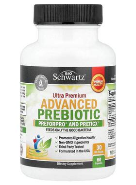 BioSchwartz,益生元，60 粒素食胶囊