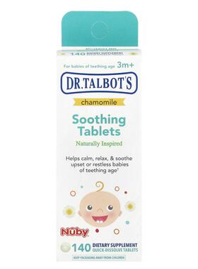 Dr. Talbot's,舒缓片剂，洋甘菊味，3 个月以上，140 片速溶片