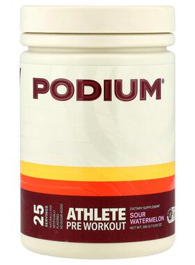 Podium Nutrition,锻炼前配方，酸西瓜味，13.93 盎司（395 克）