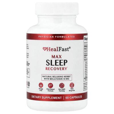 Healfast,Max Sleep Recovery, 60 Capsules
