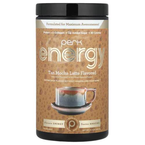 Perk Energy,棕色摩卡拿铁