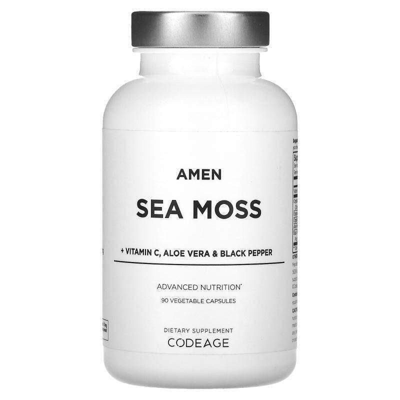 Codeage,Amen，海苔 + 维生素 C、芦荟和黑胡椒，90 粒素食胶囊