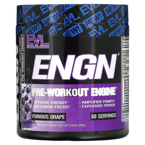 EVL,ENGN，锻炼前补充剂，活力葡萄味