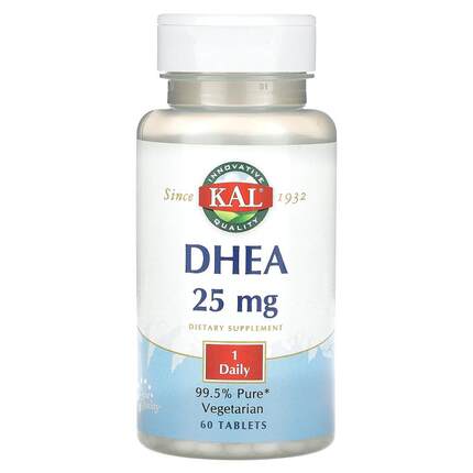 KAL,DHEA，25 毫克，60 片