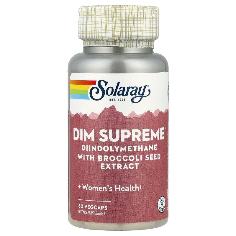 Solaray,DIM Supreme，60 粒素食胶囊