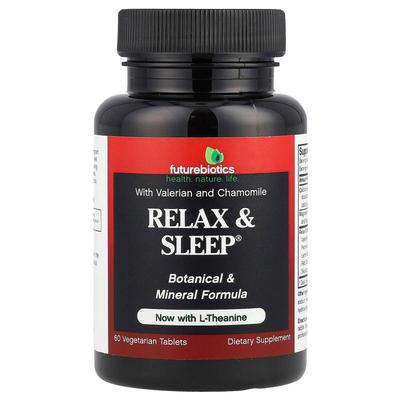 Futurebiotics,Relax & Sleep®，含 L-茶氨酸，60 片素食片