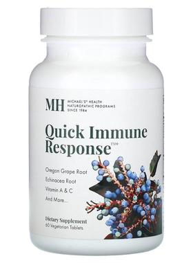 Michael's Health,快速机体抵抗反应，60 片素食片