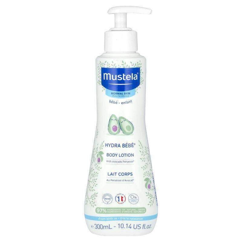 Mustela,宝宝,宝宝保湿身体乳,含鳄梨,10.14 液量盎司(300 毫