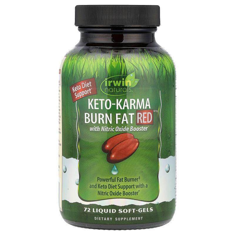爱乐能,Keto-Karma Burn Fat RED 生酮补充剂,72 粒液体软胶囊