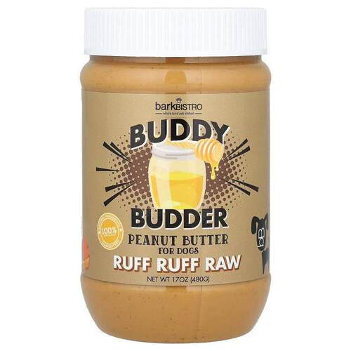 Bark Bistro,Buddy Budder，花生酱，狗狗专用，Ruff Ruff Raw，1