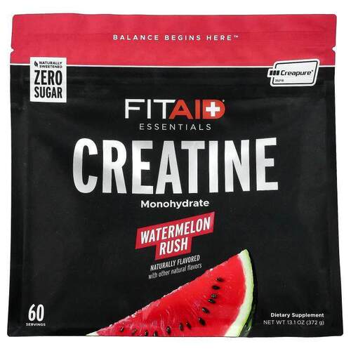 FITAID，必需品，肌酸，西瓜汁