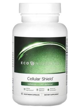 Econugenics,Cellular Shield， + EMF 防御，60 粒素食胶囊