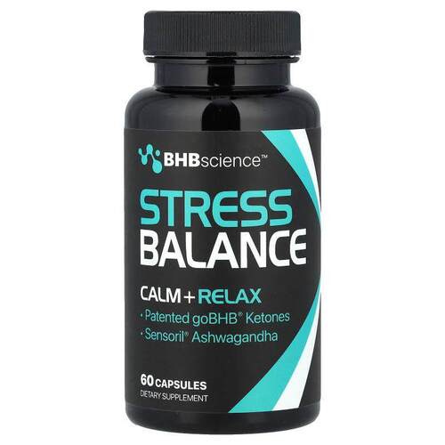Real Ketones,BHB Science™，压力平衡，60 粒胶囊