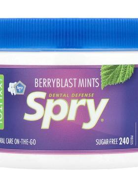 可俐尔,Spry，浆果薄荷糖，无糖，240 粒，（144 克）
