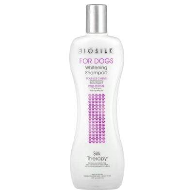 Biosilk,Silk Therapy，狗狗洁白洗发水，12 液量盎司（355 毫升