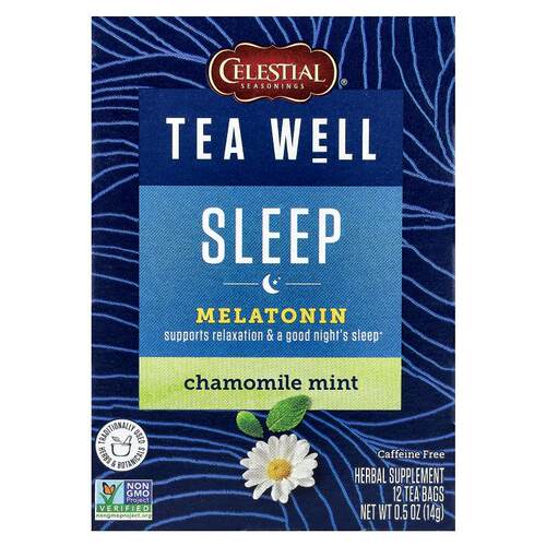斯乐,Tea Well，睡眠支持，洋甘菊薄荷，无咖啡萃取