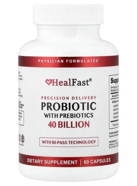 Healfast,Probiotic With Prebiotics, 60 Capsules