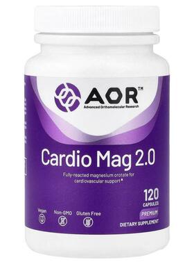 Advanced Orthomolecular Research AOR,Cardio Mag 2.0，120 粒