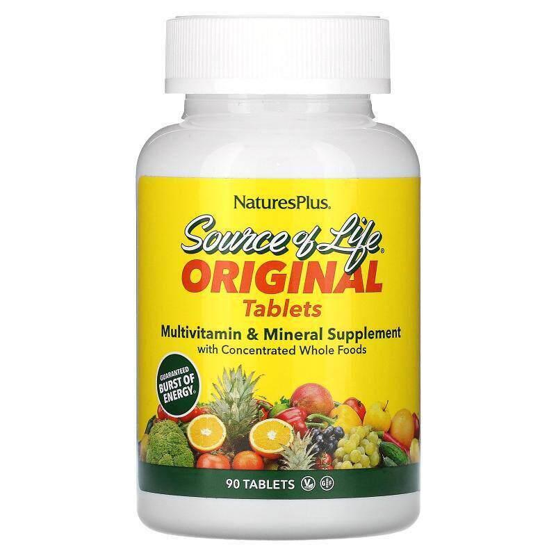 NaturesPlus,Source Of Life Original,多维生素和矿物质补剂,9