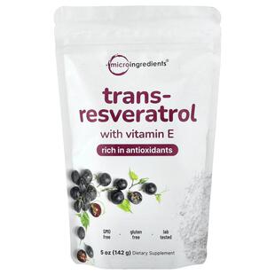 Micro Ingredients,Trans-Resveratrol with Vitamin E, 5 oz (14