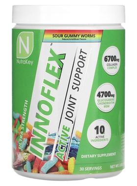 Nutrakey,Innoflex，酸味小虫软糖，0.85 磅（387 克）