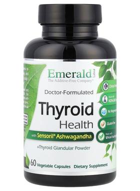 Emerald Laboratories,甲状腺健康，60 粒素食胶囊