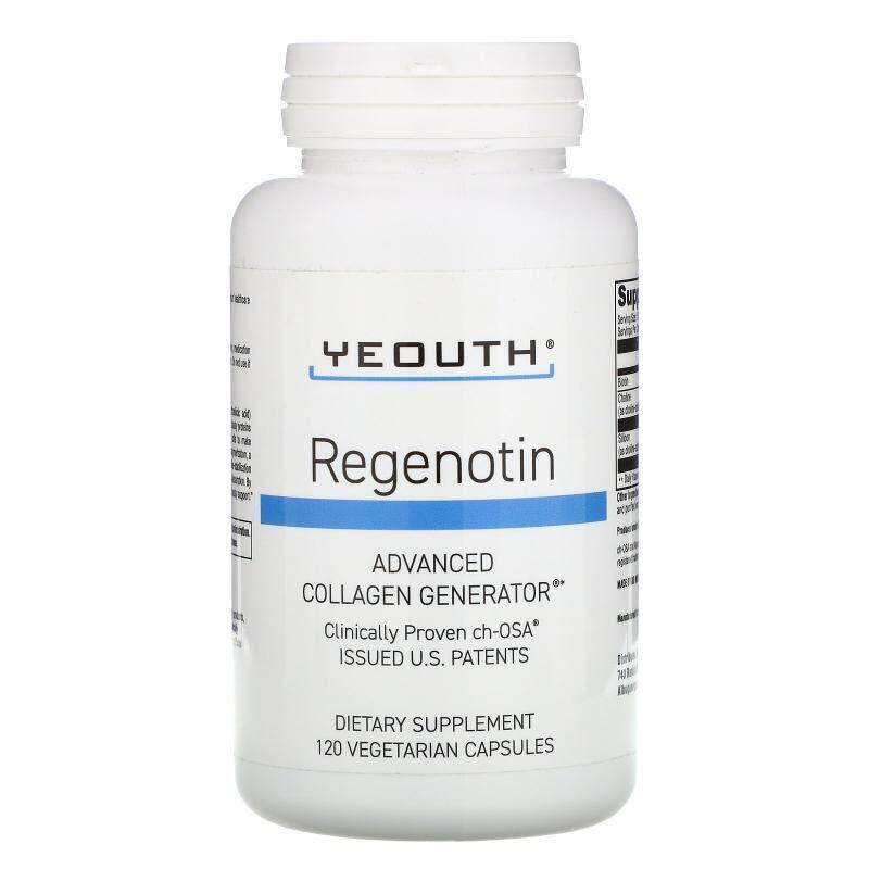 Yeouth,Regenotin 高级胶原合成素食胶囊，120 粒装