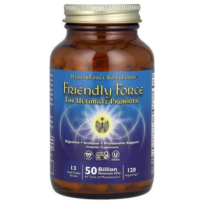 HealthForce Superfoods,Friendly Force™，高级益生菌，120 粒全