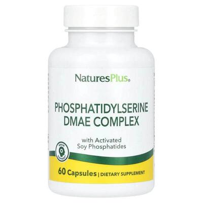 NaturesPlus,磷脂酰丝氨酸 DMAE 复合物，60 粒素食胶囊