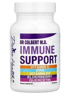 Divine Health,Dr Colbert M.D.，机体抵抗支持胶囊，90 粒胶囊