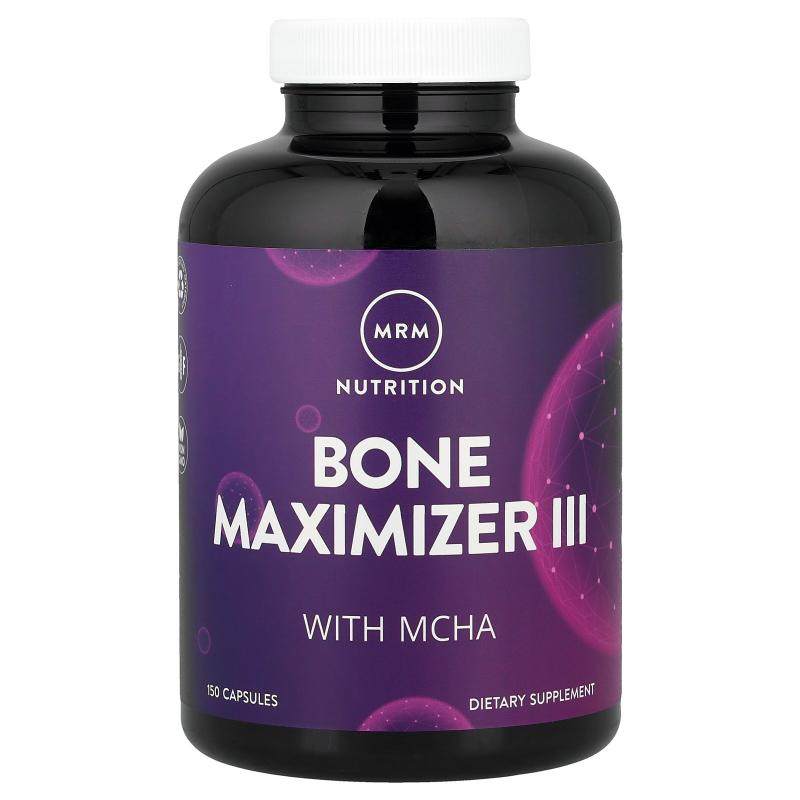 MRM Nutrition,营养，Bone Maximizer III with MCHA，150 粒胶囊