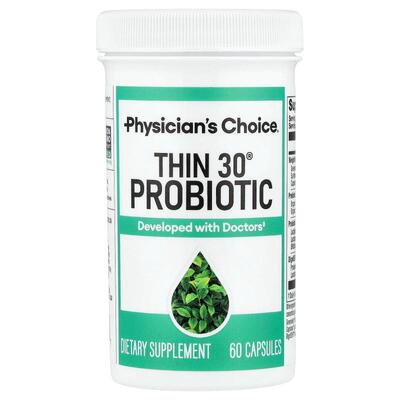Physician's Choice,Thin 30® Probiotic, 60 Capsules