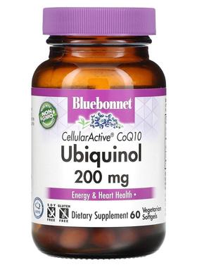 Bluebonnet Nutrition,泛醇，CellularActive 辅酶 Q10，200 毫克