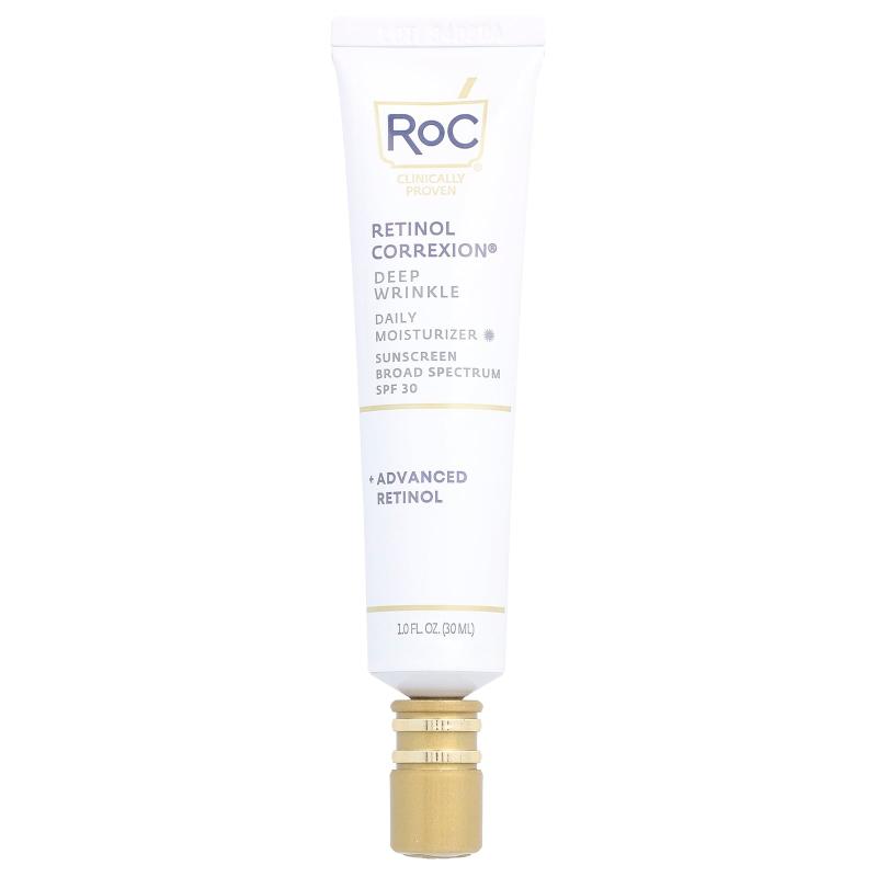 洛克,Retinol Correxion®,深皱纹日常润肤霜,SPF 30,1 液量盎3