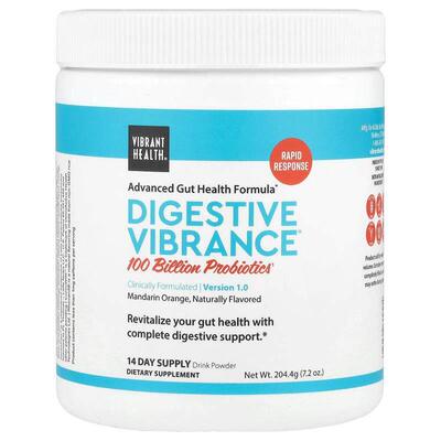 Vibrant Health,Digestive Vibrance，1.0 版，橘子味，7.2 盎司2