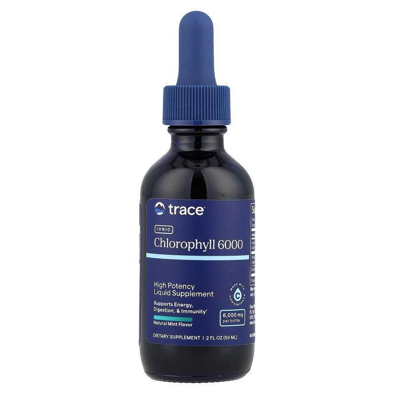 Trace,离子叶绿素 6000,天然薄荷,2 液量盎司(59 毫升)