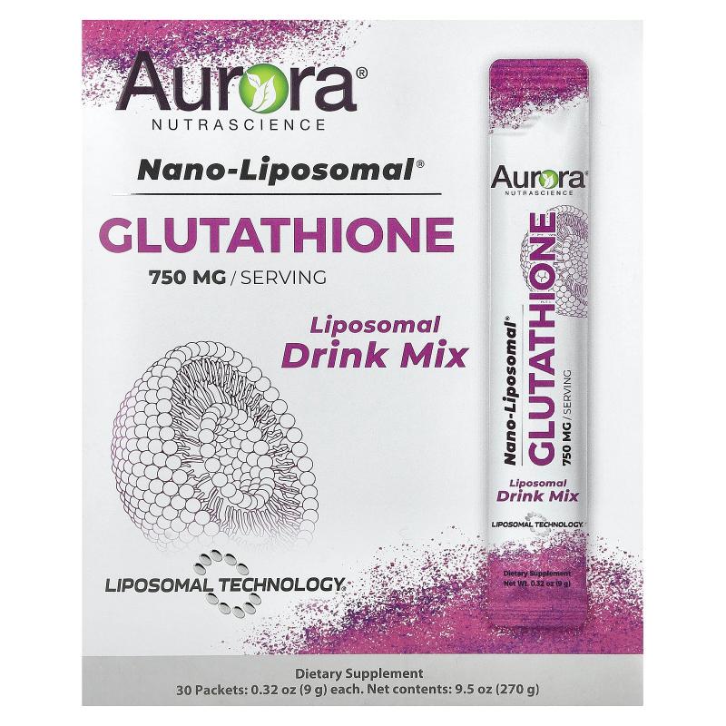 Aurora Nutrascience,纳米脂质体®，谷胱甘肽，脂质体混合饮品，3