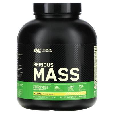 欧普蒙特,Serious Mass™，香蕉味，6 磅（2.72 千克）