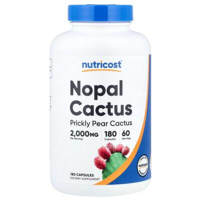 Nutricost,Nopal Cactus, 180 Capsules (666 mg per Capsule)