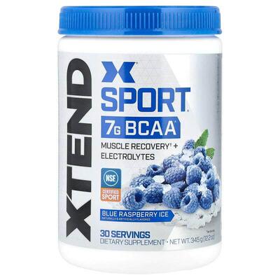 XTEND,Sport，7G 支链氨基酸，蓝莓冰，12.2 盎司（345 克）