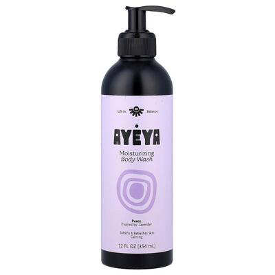 Ayeya,Moisturizing Body Wash, Lavender, 12 fl oz (354 ml)
