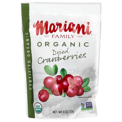 Mariani Dried Fruit,有机，蔓越莓干，4 盎司（113 克）